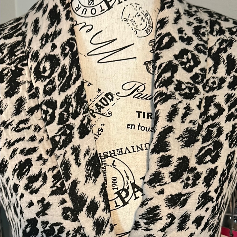 Leopard Print Women's Jacket - Picture 3 of 16